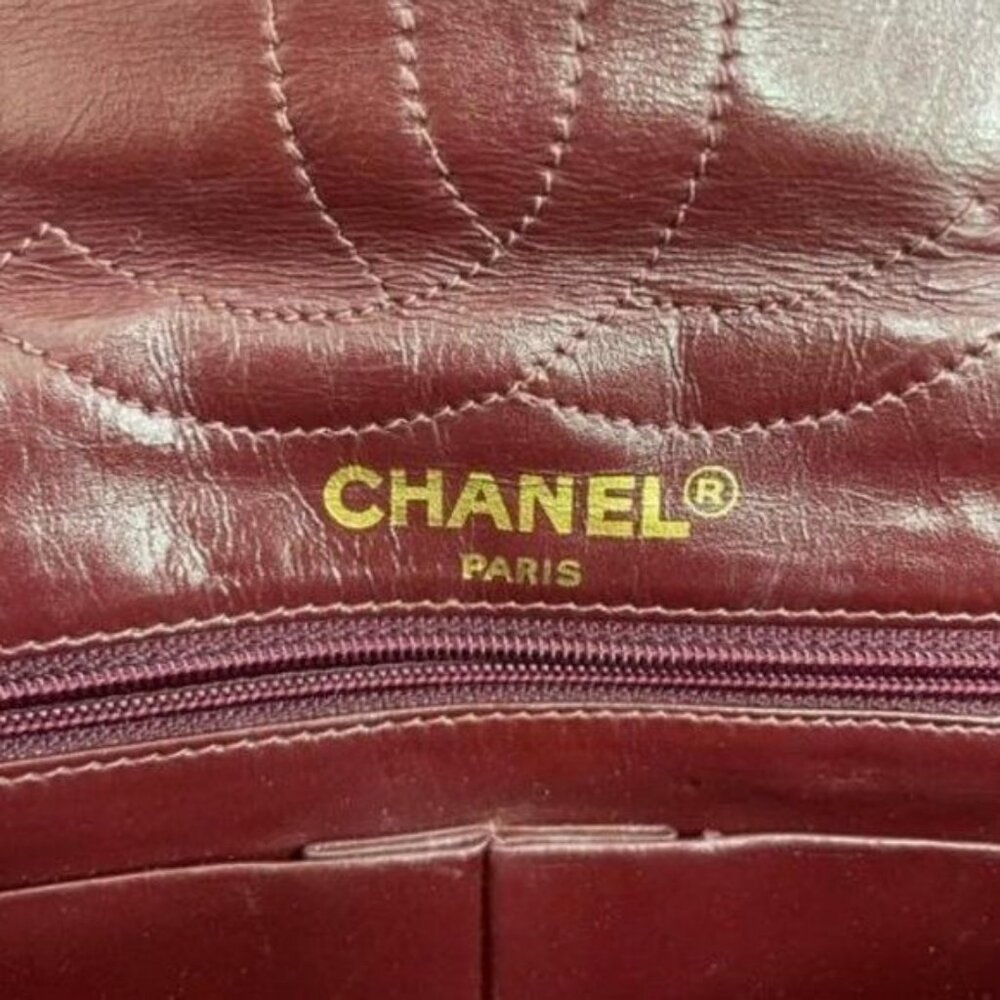 Authentic CHANEL CC Paris Limited Double Flap Bag Lambskin Matelasse Chain Black - Picture 11 of 14